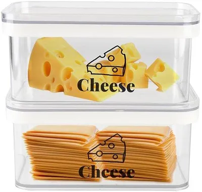 Immagine prodotto di Porta-piatti refrigerati - salvaspazio - trasparente - 16,5 x 10 x 8 cm