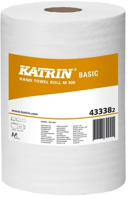 Produktbild von 6x NORDVLIES Handtuchrolle Papierhandtücher Rolle 43338 200mm 17.8cm 58.8mm Rolle 300m