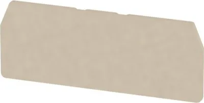 Produktbild von Weidmüller ZAP/TW ZDU1.5/4AN - Endplatte - 20 Stück(e) - Wemid - Beige - -50 - 120 °C - V0