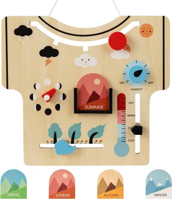 Produktbild von Montessori-Holzkalender - Jahreszeiten, Wetter, Mondphasen