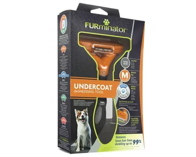 Produktbild von FURminator 8117940112464, Hund, Deshedder, Schwarz, Orange, Langes Fell