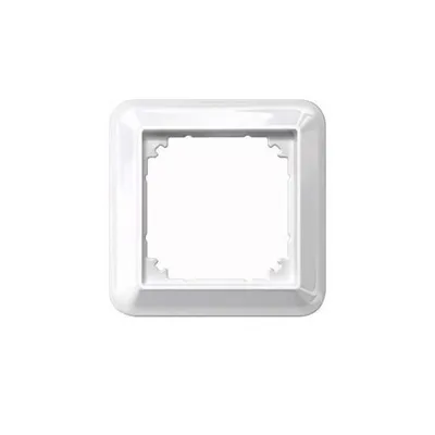 Produktbild von Merten ATELIER-M-Rahmen 1fach 388119 polarweiß glänzend