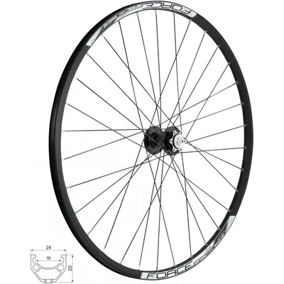 Produktbild von Vorderrad 28/29" FORCE BASIC DISC 622x19. 80450-6b32sh