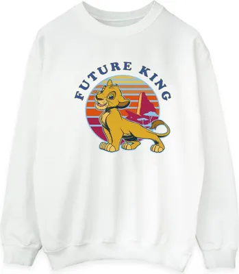 Produktbild von Disney - "The Lion King Future King" Sweatshirt für Herren BI30592 (XXL) (Weiß)