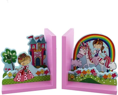 Produktbild von Rachel Ellen Entzückende Buchstützen aus Holz für Kleine Prinzessinnen