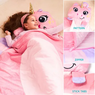 Immagine prodotto di Omgoods - Joiedomi: Sacco nanna 2-in-1 per bambini, con cuscino e coperta integrati