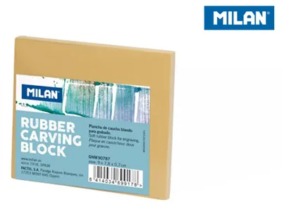 Obrázok produktu pre Blok do linorytu gumowy mały 9x7,8cm MILAN