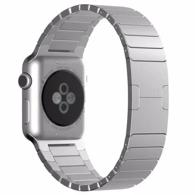 Produktbild von Strap-It Apple Watch Ultra Luxus Metallarmband (Silber)