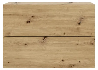 Image de Table de chevet « Cabo » en chêne Artisan - 42 x 28 x 30 cm (L x H x P)