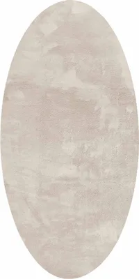 Zdjęcie produktu dla vidaXL Dywanik owalny HUARTE, beżowy, 80 x 150 cm, 100% poliester