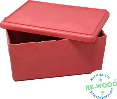 Immagine prodotto di Wissner RE-Wood® Box grande con coperchio rosso