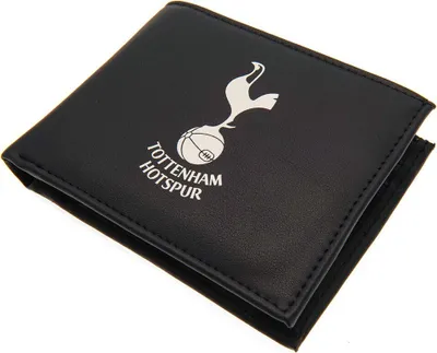 Produktbild von Tottenham Hotspur FC - PolyurethanBrieftasche Wappen TA9548 (Einheitsgröße) (Schwarz/Weiß)