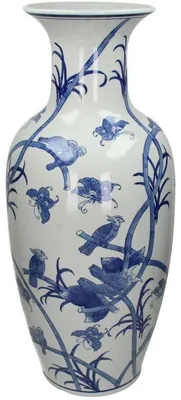 Productafbeelding van HD Collection vaas, blauw, 63x27x27 cm