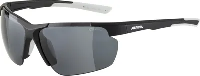 Produktbild von Alpina Sports DEFEY HR, Laufbrille, Halbrandlos, Schwarz, Weiß, Kunststoff, Schwarz, Weiß, Kunststoff