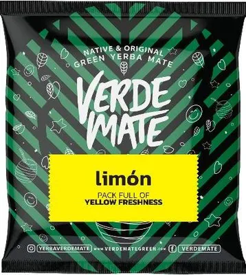Immagine prodotto di Verde Mate - Campione di tè mate Limon 50 g - Foglie spesse 5 mm essiccate all'aria - Con scorza di limone e citronella - Rinfrescante - Yerba mate del Brasile