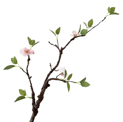 Produktbild von Künstliche Blumen, hochgradig naturgetreue Nachbildung, mit weichen Blütenblättern, grünen Blättern und flexiblen Zweigen – lebensechte künstliche Pflanzen für die Heimdekoration