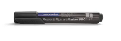 Image de magnetoplan Board- und Flipchartmarker, Rundspitze, schwarz