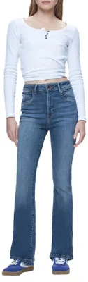 Zdjęcie produktu dla LTB Jeans Jonna 500 - damskie jeansy w kolorze niebieskim, o wysokim stanie, wykonane z mieszanki bawełny