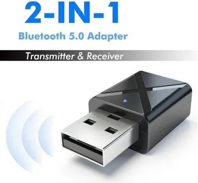 Produktbild von Bluetooth 5.0 Audio-Transmitter Mini 3,5mm AUX Stereo Bluetooth-Adapter für TV, PC und Auto