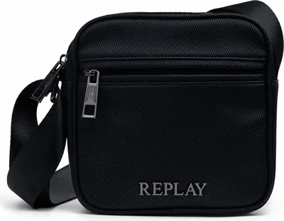 Image de REPLAY sac à épaule bandoulière Reporter Bag Black noir