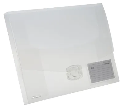 Image de Boîte de rangement pour documents ICE, en polypropylène, format A4, 25 mm, 1 pièce, transparente