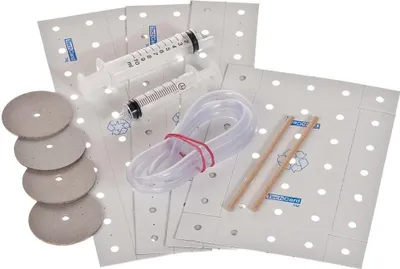Produktbild von matches21 Kipplaster Pneumatik Funktionsmodell Bausatz f. Kinder Werkset Bastelset ab 10 Jahren