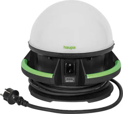 Obrázok produktu pre Dobíjateľné pracovné svetlo LED, LED/50W, 4 000 lm, 6500K, s uhlom vyžarovania 360° IP54