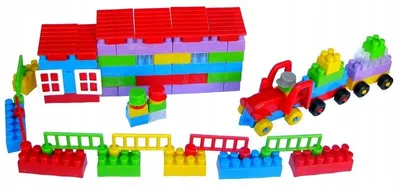 Produktbild von Mejpol Bausteine Fahrzeuge 400 Teile, Spiel & Konstruktion