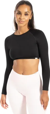 Produktbild von Smilodox Longsleeve Damen – Seamless & Cropped, ideal für Pilates und Gym
