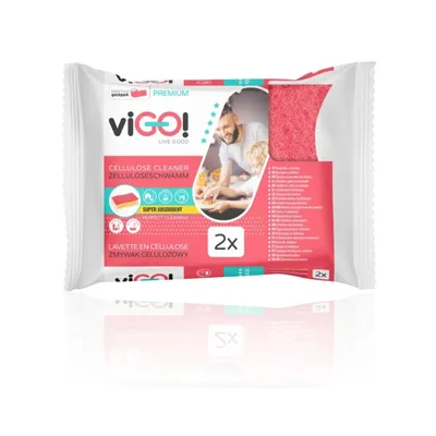 Produktbild von Celluloseschwamm extra weich zum Waschen von 2pcs. Premium vigo