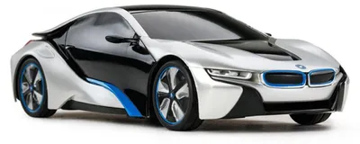Produktbild von Rastar BMW i8 Spielzeugauto, 1:24 BMW i8 Modellauto, ferngesteuertes Auto für Jungen, Silber