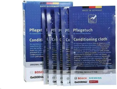 Zdjęcie produktu dla Ściereczki czyszczące BSH ze stali nierdzewnej do Bosch / Siemens