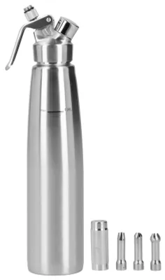Image de Doseur à crème en acier inoxydable 304 pour café, desserts, gâteaux et pâtisserie maison – 1 000 ml