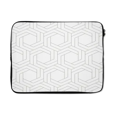 Produktbild von MuchoWow® Laptop Hülle 15 Zoll Design - Geometrie - Muster - Abstrakt Laptoptasche - Laptoptasche - Sleeve - Rundum-Schutz