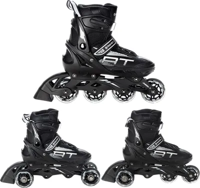 Produktbild von 3in1 Inline Skates Inliner Triskates Rollschuhe Raven Profession Black 28-32