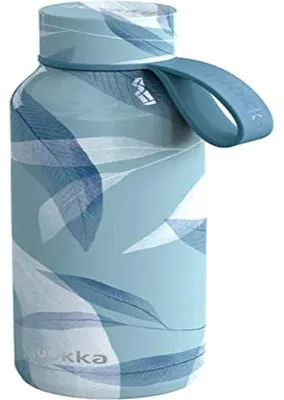 Zdjęcie produktu dla Quokka Solid, kolba / termos ze stali nierdzewnej z kokardą Blue Wind, 510 ml, 40182