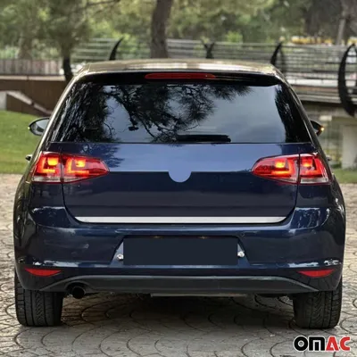 Immagine prodotto di Modanatura bagagliaio modanatura portellone posteriore per VW Golf 2012-2019 cromo spazzolato