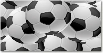 Produktbild von Tulup® Leinwandbild - 140x70 cm - Wandkunst - Drucke auf Leinwand - Leinwanddruck  - Sport - Schwarzweiß - Fußball