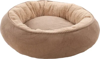 Produktbild von FLAMINGO Hundebett mit Reißverschluss Colette Rund 46 cm Taupe