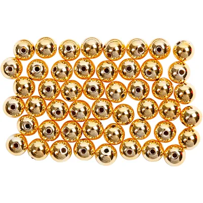 Produktbild von Creativ Company 698121, Kunststoff, Gold, Runde Perle, 100 Stück(e)