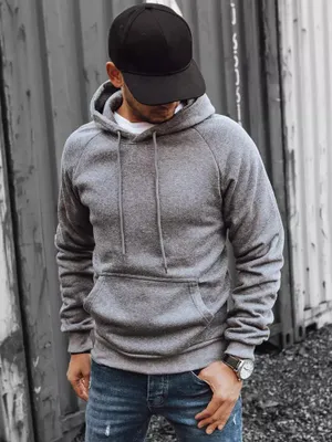 Obrázek produktu pro Dstreet Pánská mikina s kapucí Anaru tmavě šedá XL
