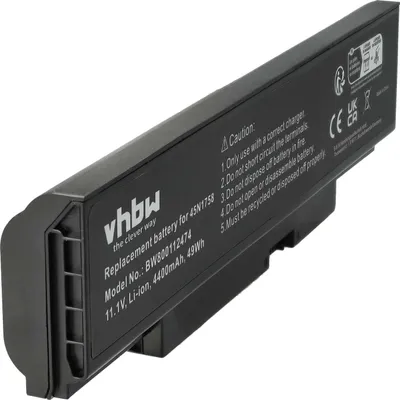 Produktbild von vhbw Akku kompatibel mit Lenovo ThinkPad Edge E555, E550, E550C Notebook (4400 mAh, 10,8 V, Li-Ion)