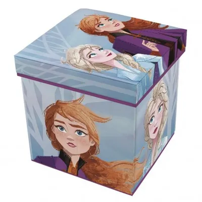 Image de Frozen - Tabouret de rangement - 30 x 30 x 30 cm