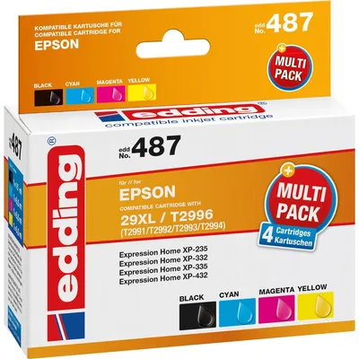 Immagine prodotto di cartuccia d'inchiostro 18-487-01 come Epson T29XL b/n/m/y 4 pezzi