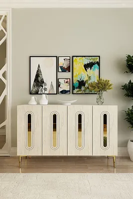 Obrázok produktu pre Skye Decor, kvalitná konzolová stolík (3 kusy), farba saphir (tmavý dub), 120 cm, 100% melamín
