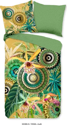 Produktbild von Duvet cover HIP 155x220 + 1* 80x80 cm - mandalas, leaves and flowers