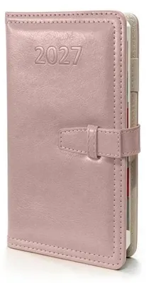 Image de Agenda 2027 avec calendrier quotidien, couleur rose