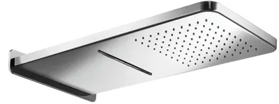Produktbild von Herzbach LIVING SPA Wand-Regenbrause soft 593x270mm Regen/Schwall poliert