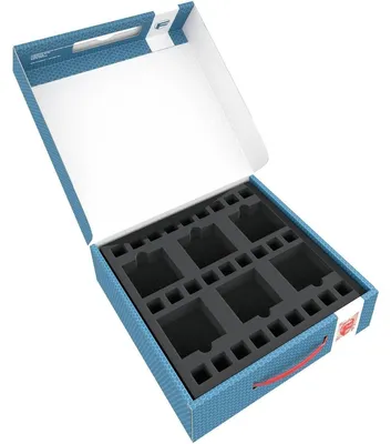 Produktbild von Lagerbox LBBG075 aus Schaumstoff für Würfel und Brettspielzubehör