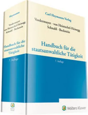 Obrázek produktu pro Handbuch für die staatsanwaltliche Tätigkeit